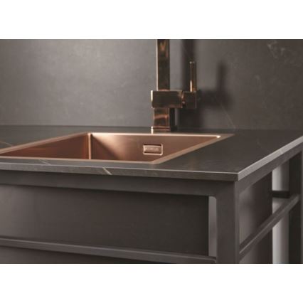 ALVEUS 1122689 - Køkkenvask QUADRIX 45x45 cm kobber