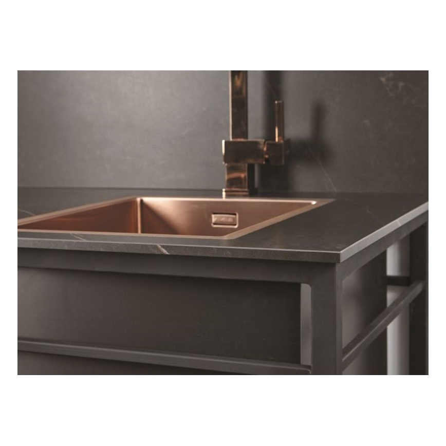 ALVEUS 1122689 - Køkkenvask QUADRIX 45x45 cm kobber