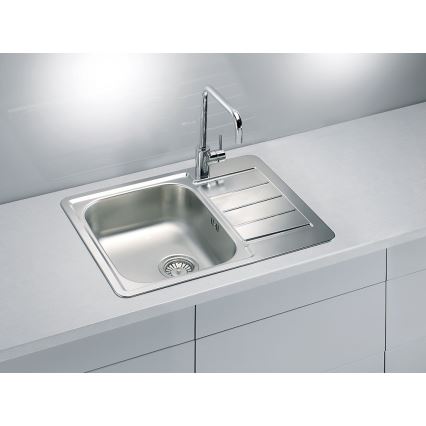 ALVEUS 1125356 - Køkkenvask LINE 61,5x50 cm mat stål/satin