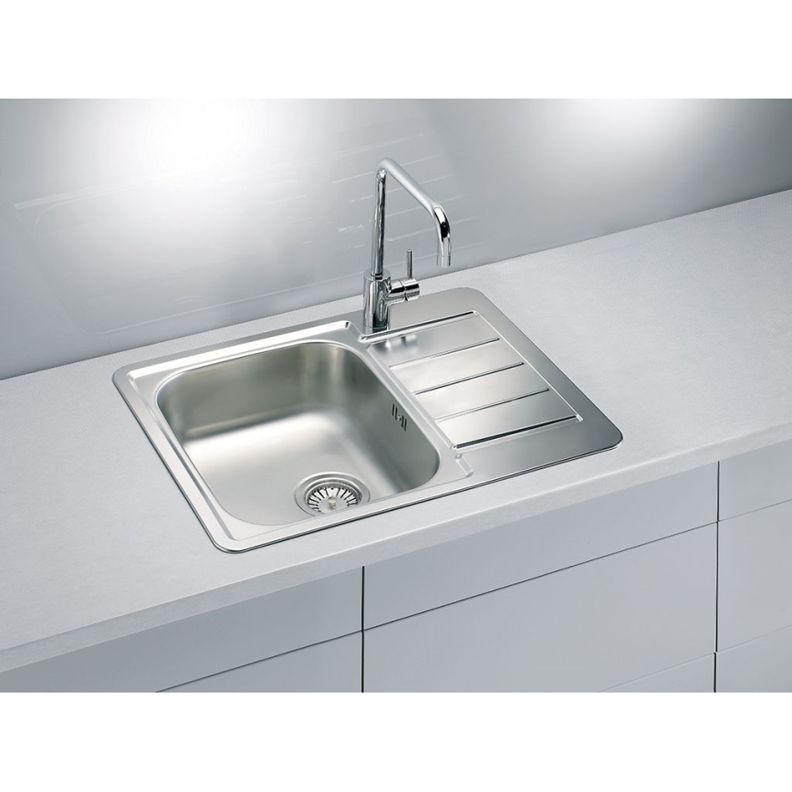 ALVEUS 1125356 - Køkkenvask LINE 61,5x50 cm mat stål/satin