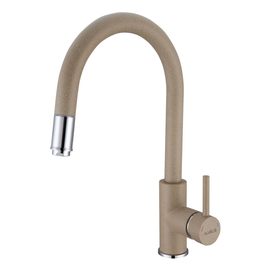 ALVEUS 1129020 - Hane m. udtrækkelig spraye DELOS 38 cm granit/beige