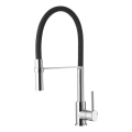ALVEUS 1129024 - Køkkenarmatur med fleksibelt udtræk ELIA 45 cm blank krom/sort