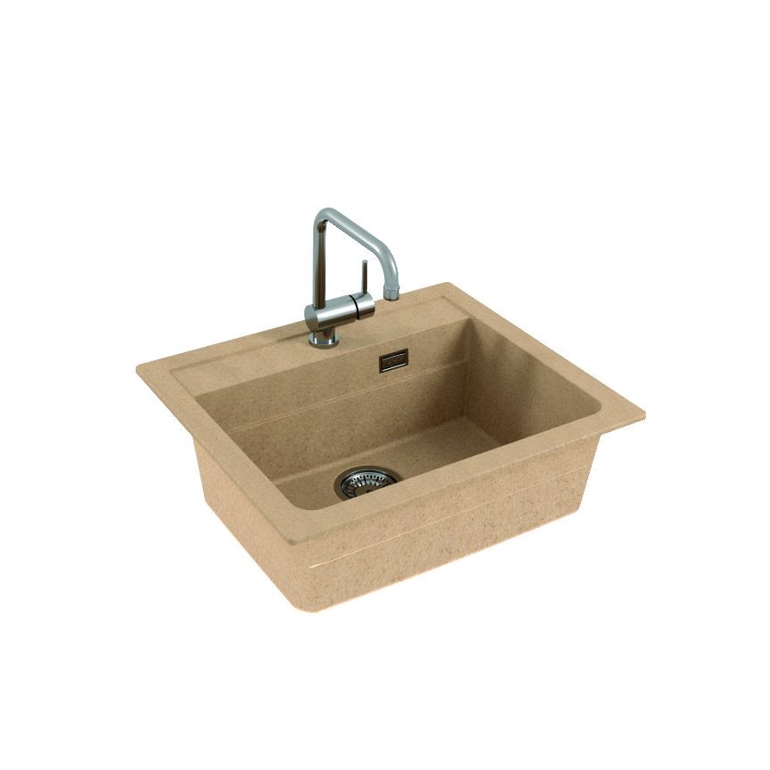 ALVEUS 1131994 - Køkkenvask ATROX 59x50 cm granit/beige