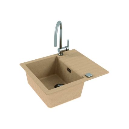 ALVEUS 1132019 - Køkkenvask CADIT 59x50 cm granit/beige
