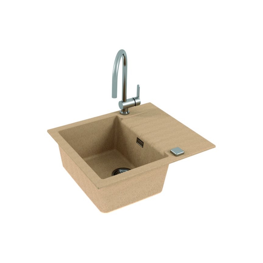 ALVEUS 1132019 - Køkkenvask CADIT 59x50 cm granit/beige