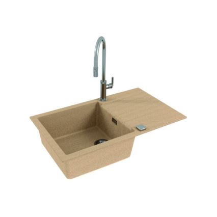 ALVEUS 1132029 - Køkkenvask CADIT 86x50 cm granit/beige