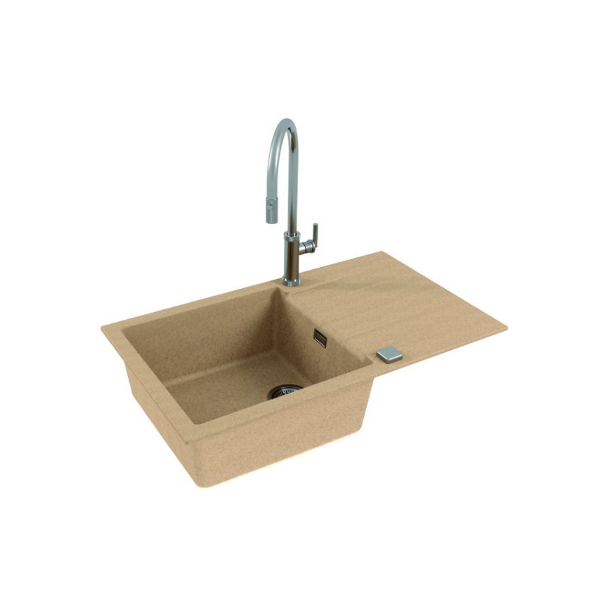 ALVEUS 1132029 - Køkkenvask CADIT 86x50 cm granit/beige