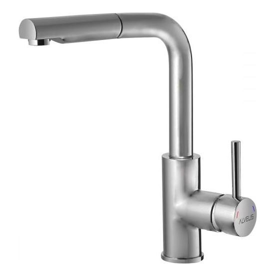 ALVEUS 1135366 - Hane m. udtrækkelig sprayer SARA 29,7 cm satin