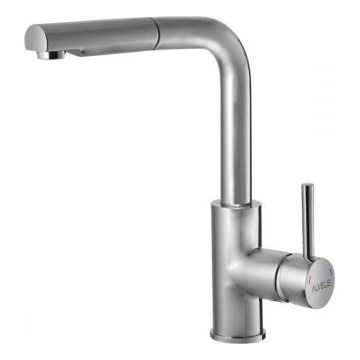 ALVEUS 1135366 - Køkkenarmatur med udtrækkelig bruser SARA 29,7 cm satin