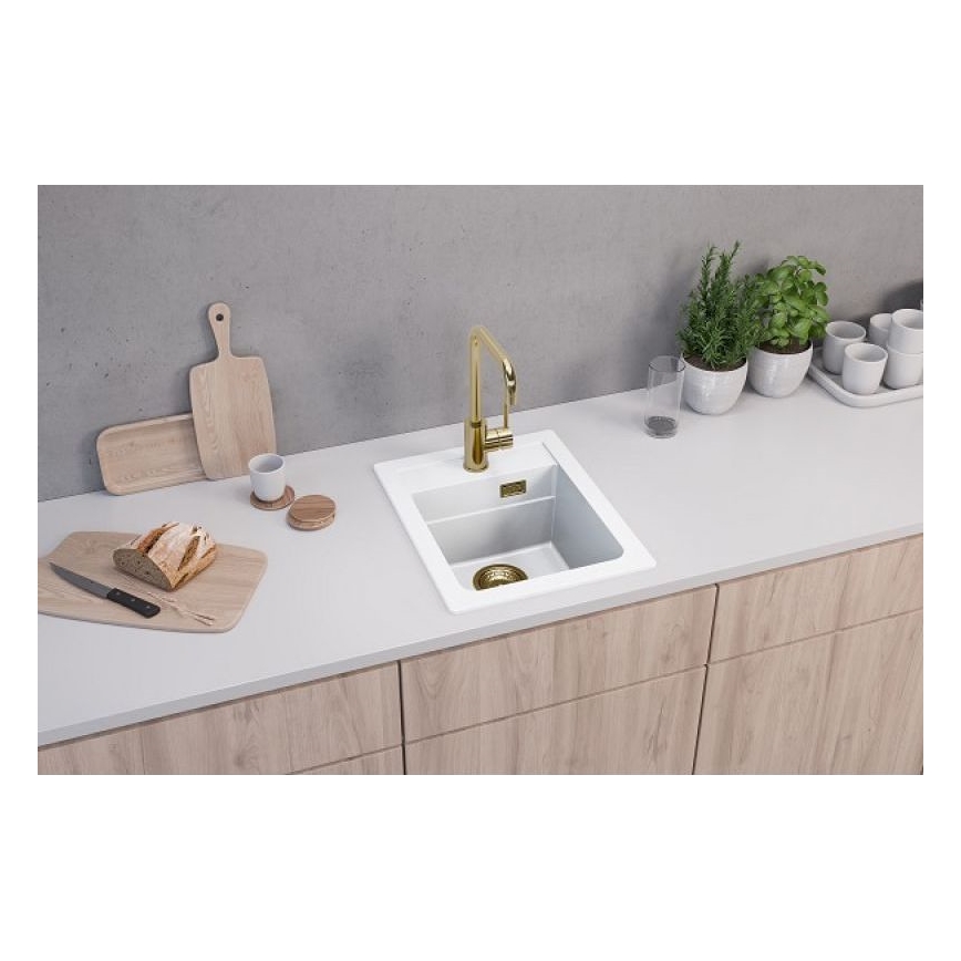 ALVEUS 1139079 - Køkkenvask ATROX 50x40 cm granit/hvid