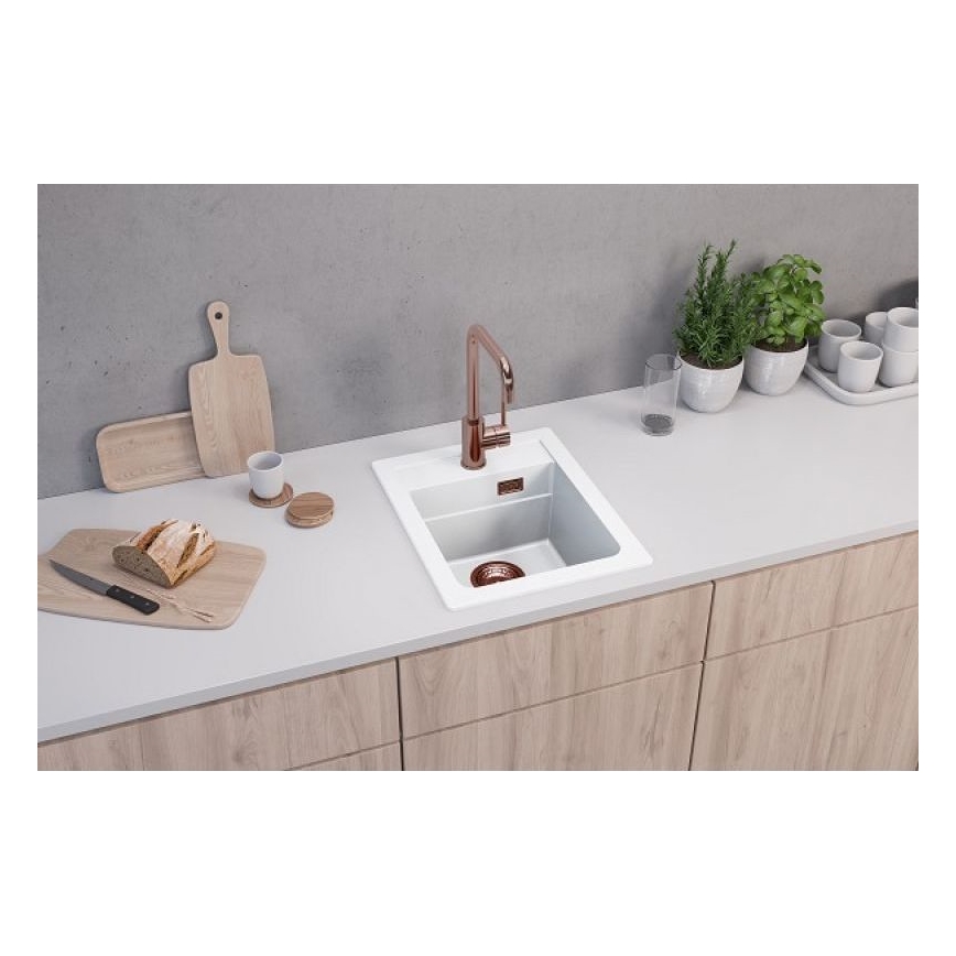 ALVEUS 1139079 - Køkkenvask ATROX 50x40 cm granit/hvid
