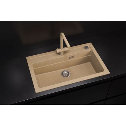 ALVEUS 1140445 - Køkkenvask ATROX 79x50 cm granit/beige
