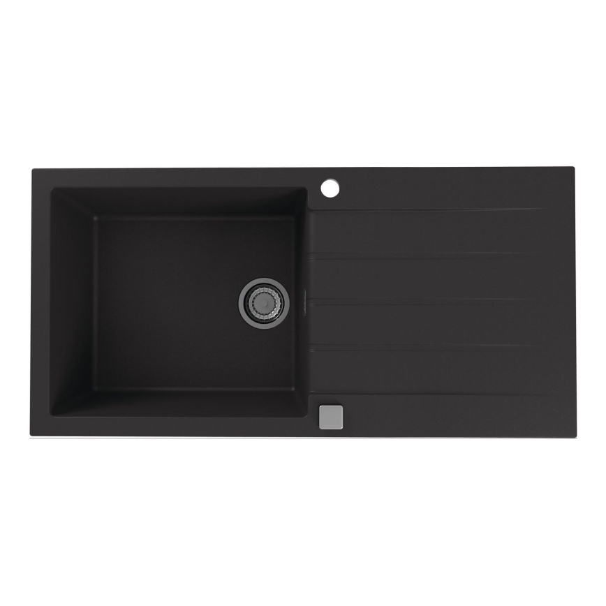 ALVEUS 1140598 - Køkkenvask CADIT 100x50 cm granit/sort