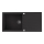 ALVEUS 1140598 - Køkkenvask CADIT 100x50 cm granit/sort
