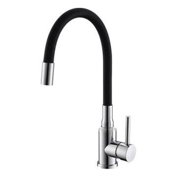 ALVEUS 1144427 - Hane m. fleksibel arm MINTAS 34 cm skinnende krom/sort