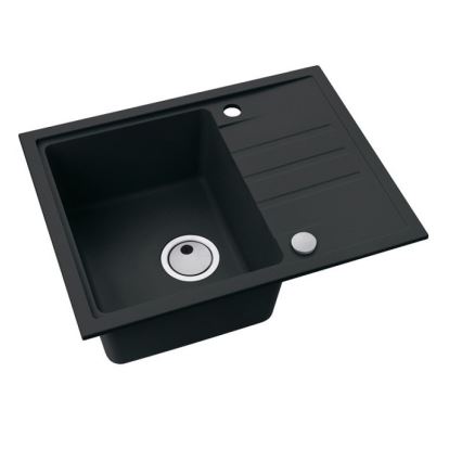 ALVEUS 1149080 - Køkkenvask INTERMEZZO 62x48 cm granit/sort