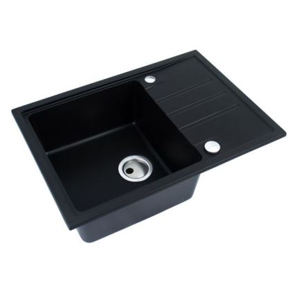 ALVEUS 1149126 - Køkkenvask INTERMEZZO 68x48 cm granit/sort