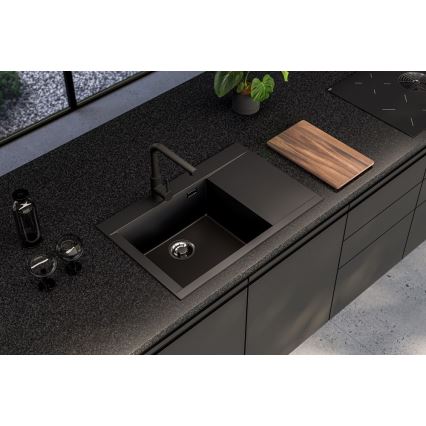ALVEUS 1149303 - Køkkenvask PURE 79x51,5 cm granit/antracit