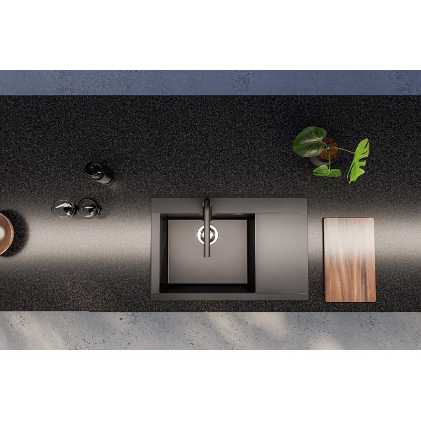 ALVEUS 1149304 - PURE køkkenvask 79x51,5 cm granit/sort