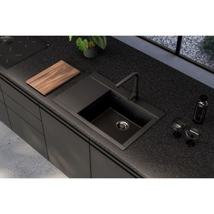 ALVEUS 1149503 - Køkkenvask PURE 79 x 51,5 cm granit/sort