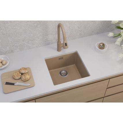 ALVEUS 1150047 - Køkkenvask OMNI 45x45 cm granit/beige