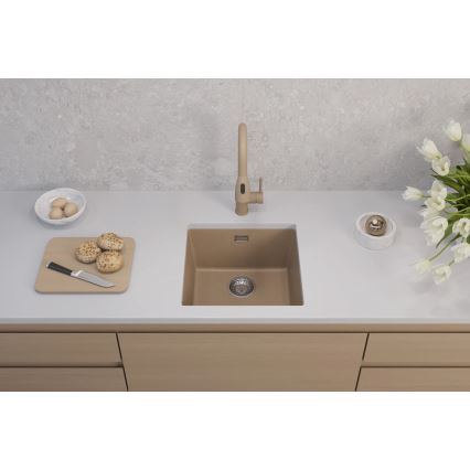 ALVEUS 1150047 - Køkkenvask OMNI 45x45 cm granit/beige