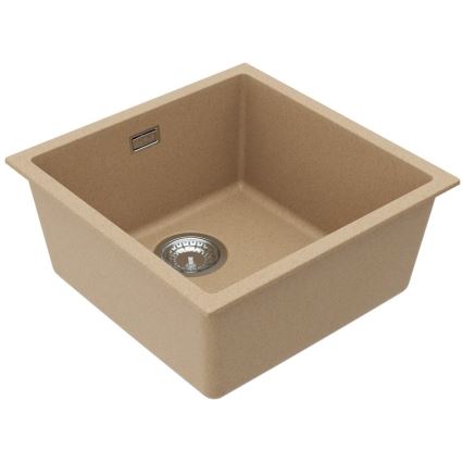 ALVEUS 1150047 - Køkkenvask OMNI 45x45 cm granit/beige