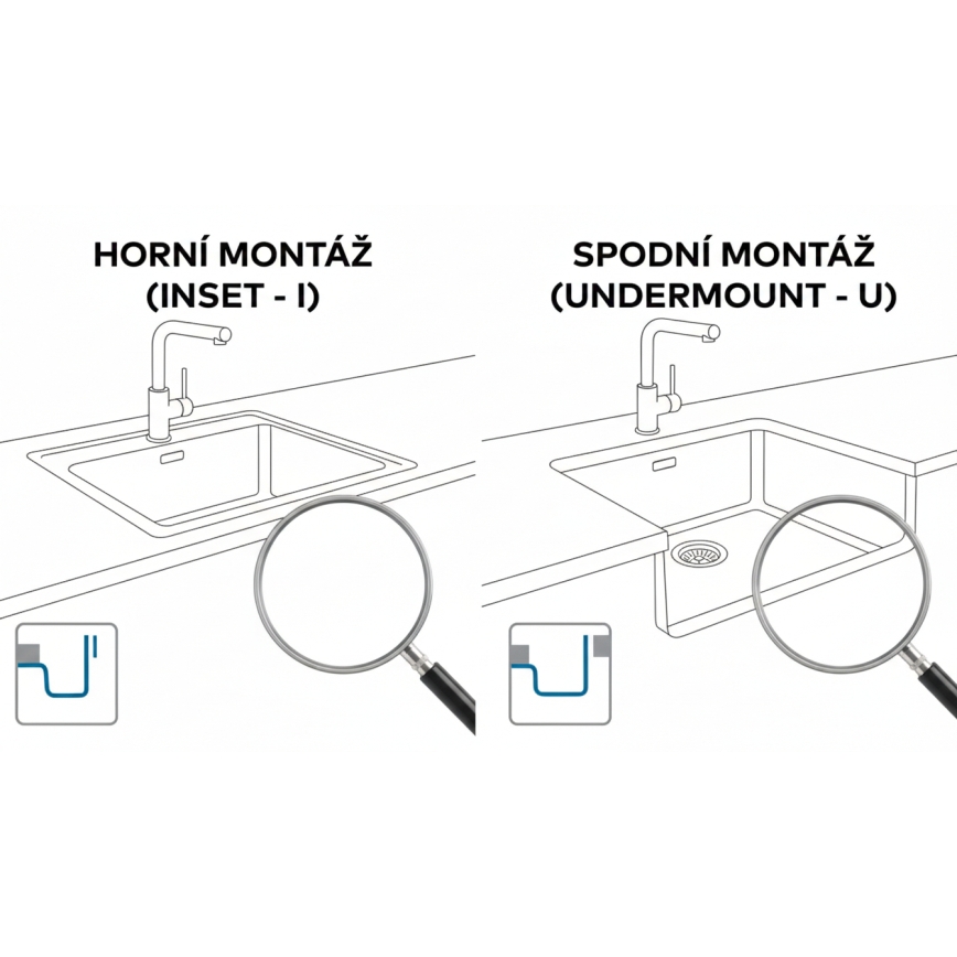 ALVEUS 1150047 - Køkkenvask OMNI 45x45 cm granit/beige
