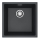 ALVEUS 1150048 - Køkkenvask OMNI 45x45 cm granit/sort