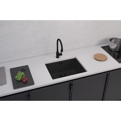 ALVEUS 1150057 - Køkkenvask OMNI 55x45 cm granit/sort