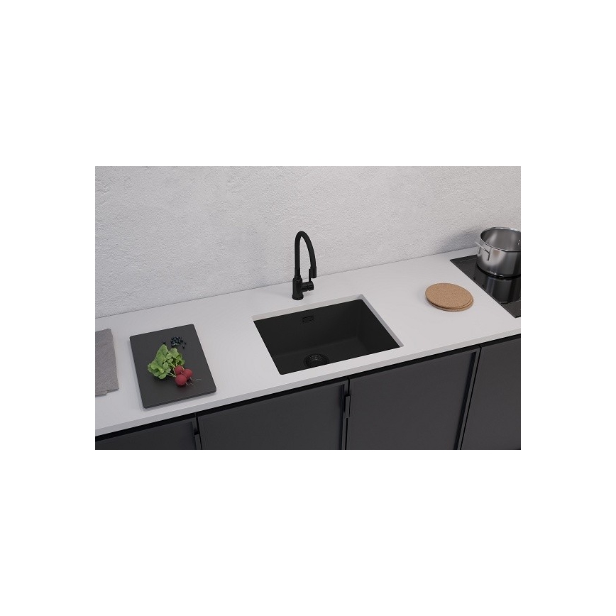 ALVEUS 1150057 - Køkkenvask OMNI 55x45 cm granit/sort