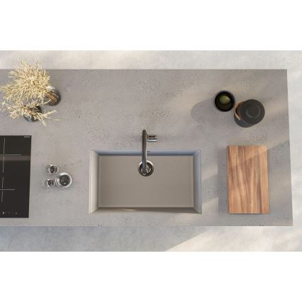 ALVEUS 1150058 - Køkkenvask OMNI 75 x 45 cm granit/hvid