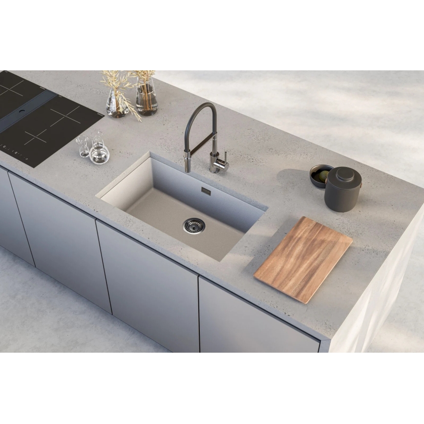 ALVEUS 1150058 - Køkkenvask OMNI 75x45 cm granit/hvid