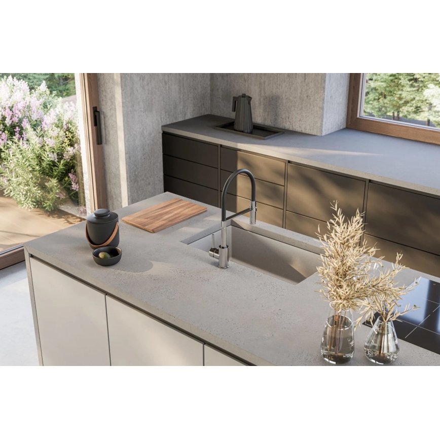ALVEUS 1150058 - Køkkenvask OMNI 75x45 cm granit/hvid