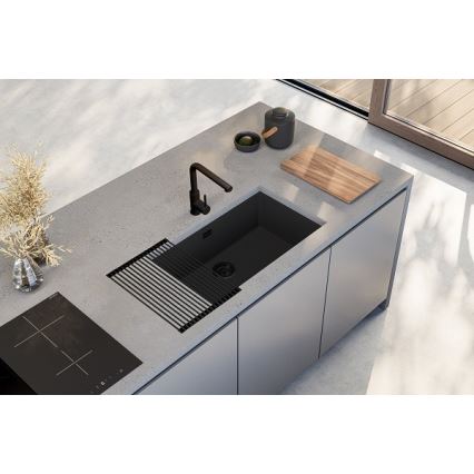 ALVEUS 1150064 - Køkkenvask OMNI 75x45 cm granit/sort