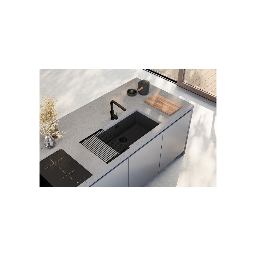 ALVEUS 1150064 - Køkkenvask OMNI 75x45 cm granit/sort
