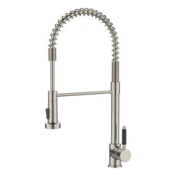 ALVEUS 1150886 - Køkkenarmatur med fleksibelt udtræk og bruser URBAN 47,1 cm satin