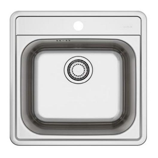 ALVEUS 1151258 - Køkkenvask MORE 50x49 cm mat stål/satin