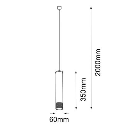 Amplex - Pendel 1xGU10/15W/230V
