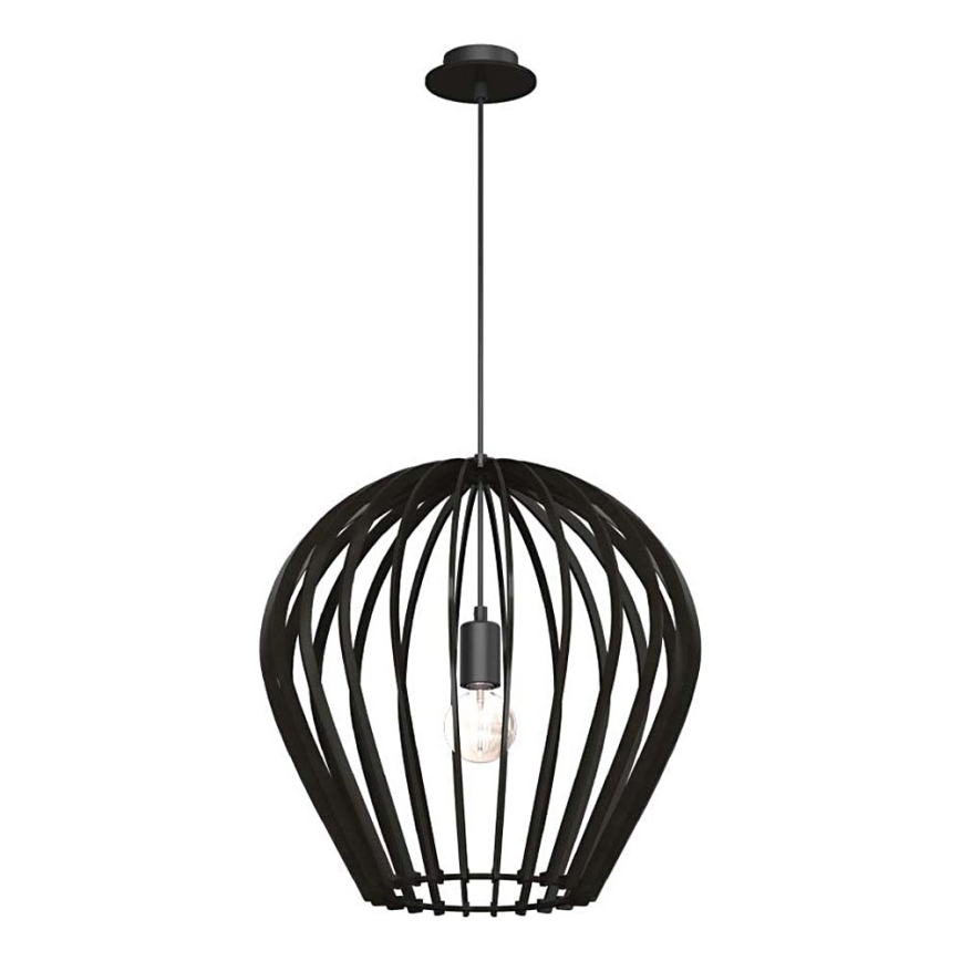 Amplex - Pendel med kabel 1xE27/20W/230V, sort