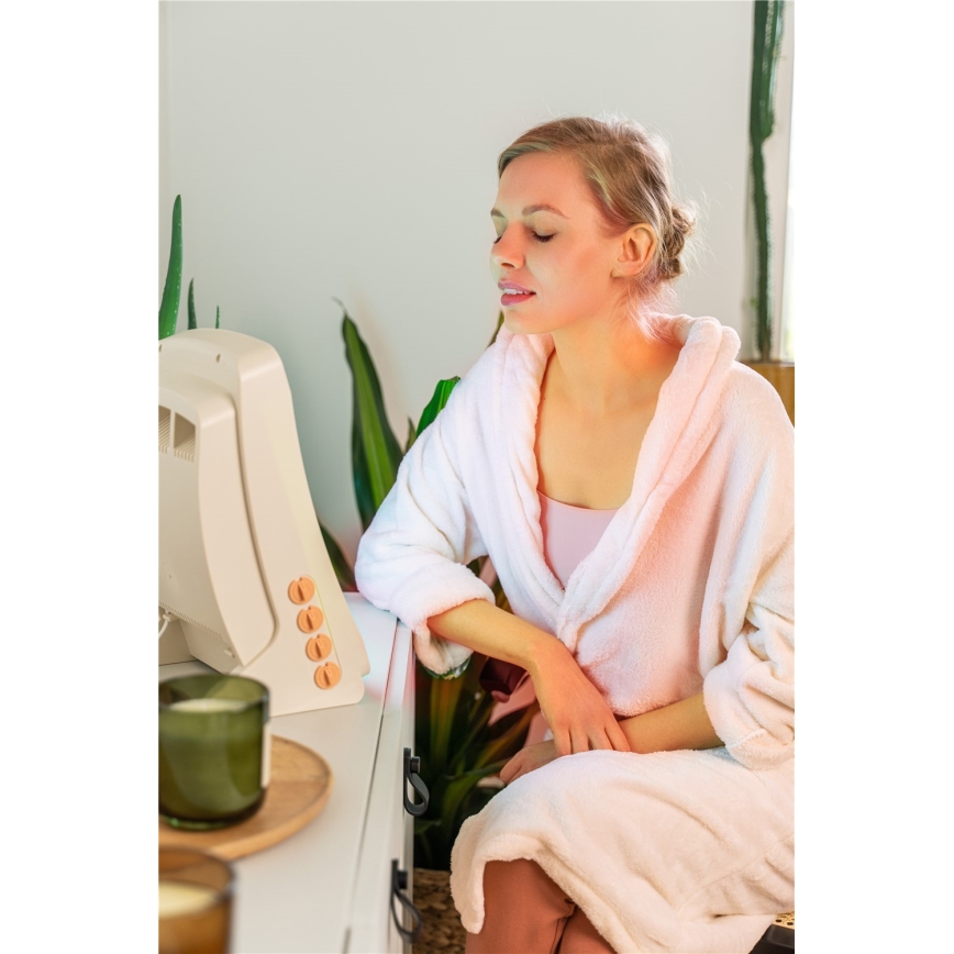 Ansigts-solarium til hjemmebrug med 6 UV-rør Cosmedico 90W/230V