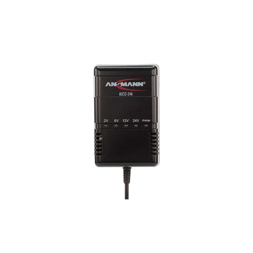 Ansmann 03723 ALCS 2-24A - Batterilader til blybatteri 2-24V/2,4-24 Ah