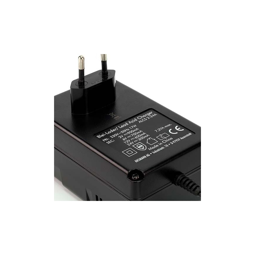 Ansmann 03723 ALCS 2-24A - Batterilader til blybatteri 2-24V/2,4-24 Ah