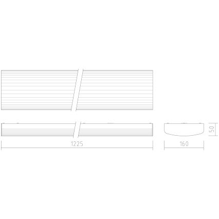 APLED - Fluorescerende LED lampe EeL LED/31W/230V 4112 lm