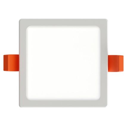 APLED - LED indbygningslampe SQUARE SLIM LED/8W/230V 9x9 cm hvid