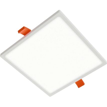 APLED - LED indbygningslampe SQUARE SLIM LED/8W/230V 9x9 cm hvid