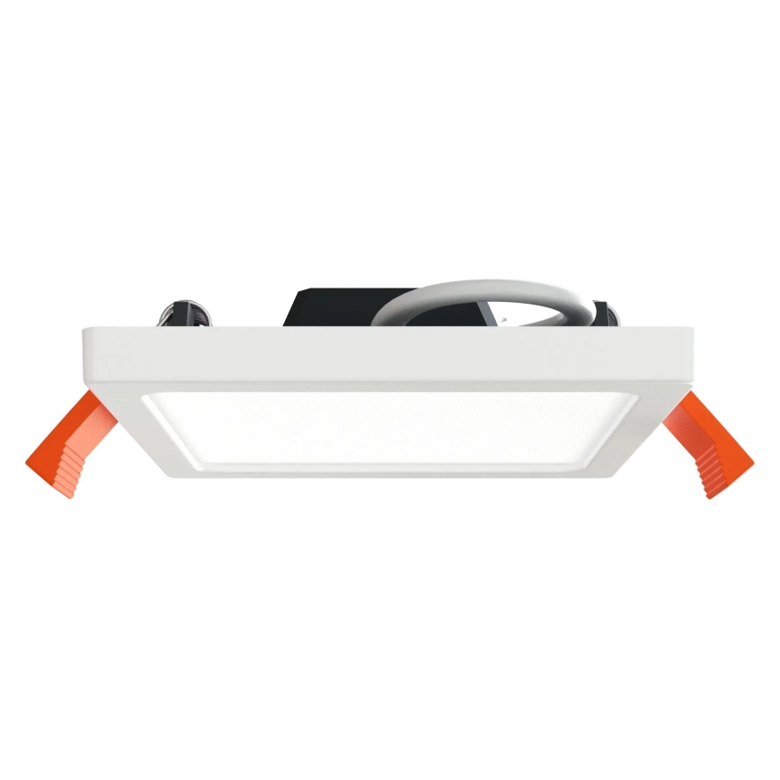 APLED - LED indbygningslampe SQUARE SLIM LED/8W/230V 9x9 cm hvid