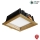 APLED - LED indbygningslampe SQUARE WOODLINE LED/6W/230V 4000K 12x12 cm eg massivt træ