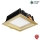 APLED - LED indbygningslampe SQUARE WOODLINE LED/6W/230V 4000K 12x12 cm fyrretræ massivt træ