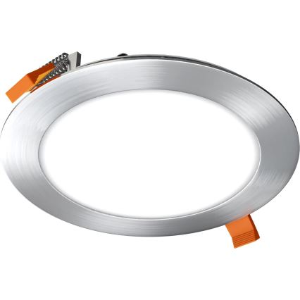 APLED - LED indbygningslampe til badeværelse RONDO LED/12W/230V IP40 diameter 17 cm mat krom